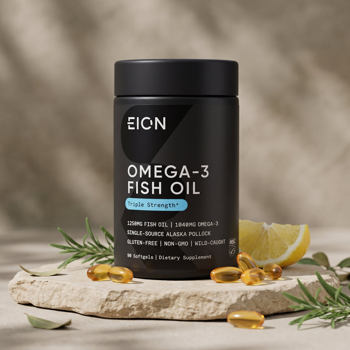 EION® Омега-3 1040 мг (EPA 690 мг, DHA 260 мг) — 90 капсул